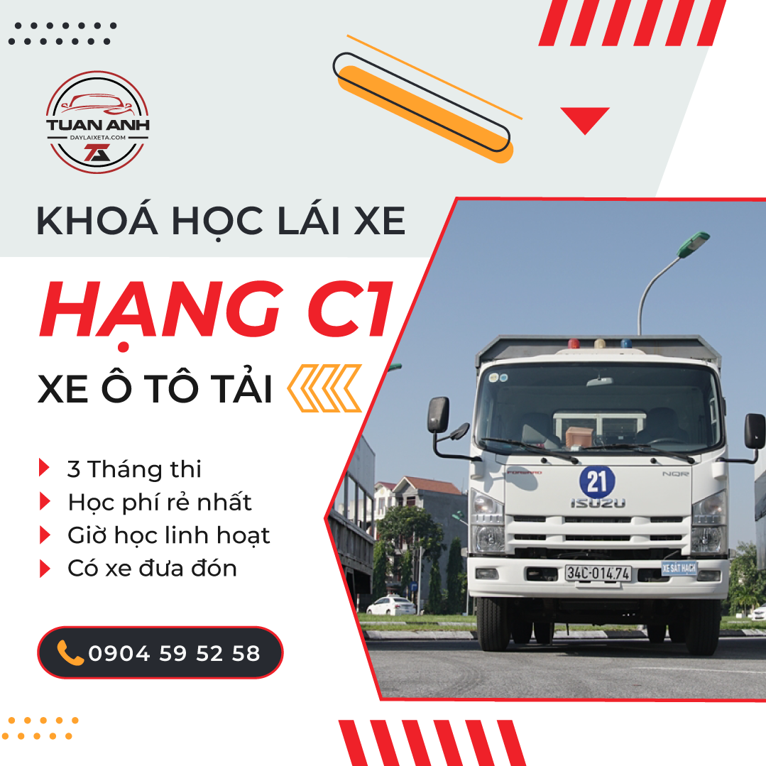 Khóa học lái xe ô tô HẠNG C1